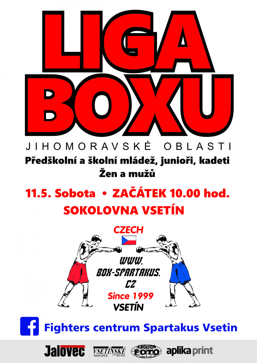 Liga boxu Jihomoravské oblasti - Vsetín